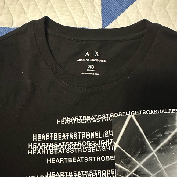 Armani Exchange Black Graphic Tee - Picture 4 of 7